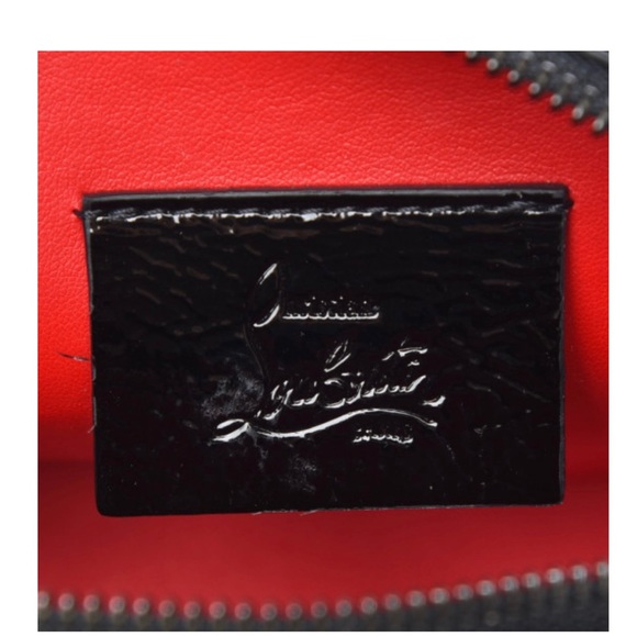 CHRISTIAN LOUBOUTIN VINTAGE TRASHMIX PATENT SPIKES MINI RUBYLOU BAG - Picture 12 of 15